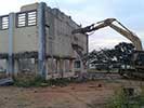 demolishing